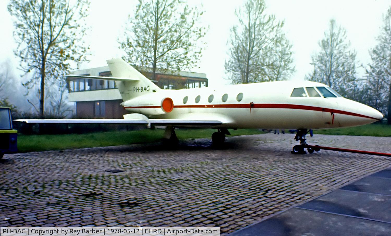 PH-BAG, 1968 Dassault Falcon 20 C/N 126, PH-BAG   Dassault Falcon 20 [126] Rotterdam~PH 12/05/1978