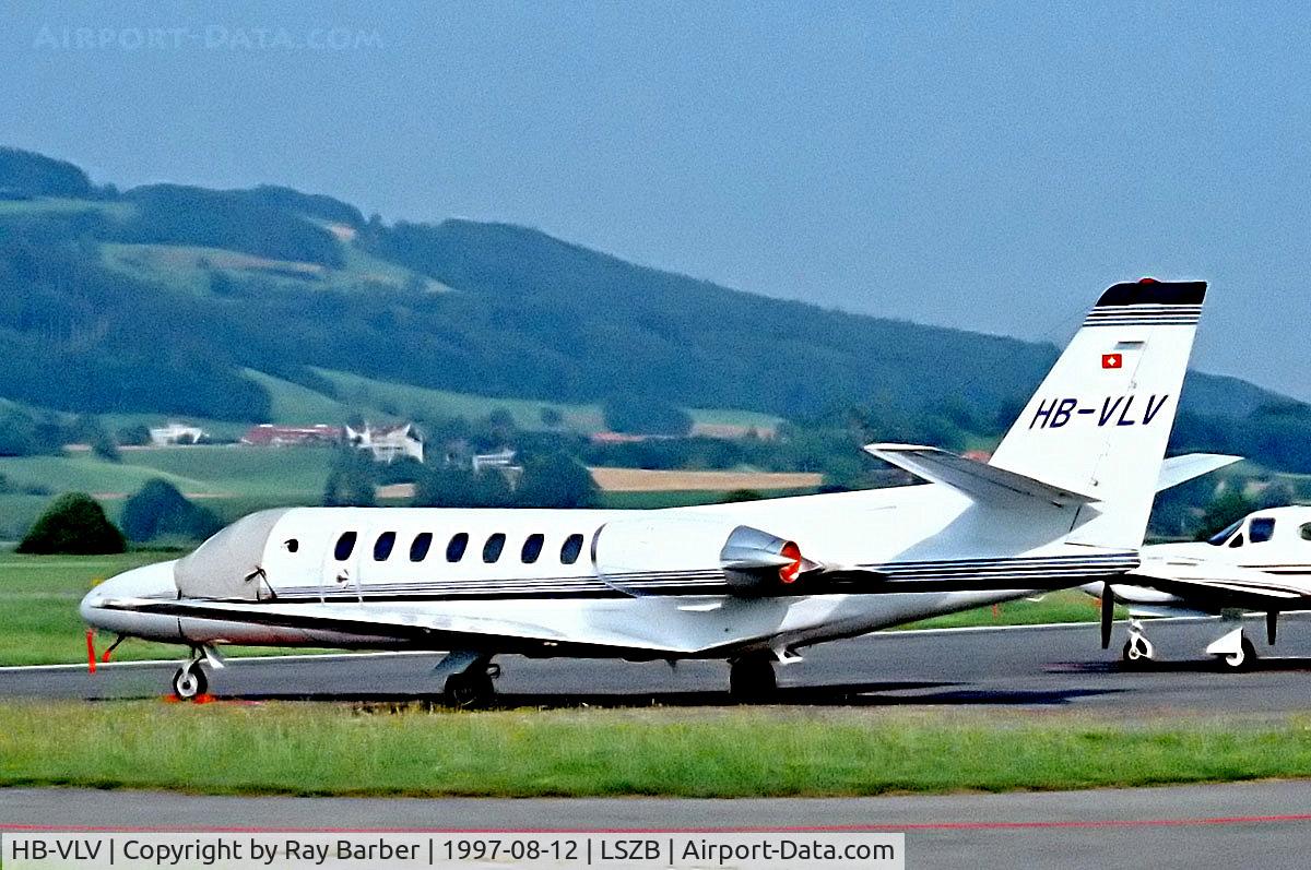 HB-VLV, Cessna 560 C/N 5600077, HB-VLV   Cessna Citation V [560-0077] (Eagle Air Service) Bern-Belp~HB 12/08/1997