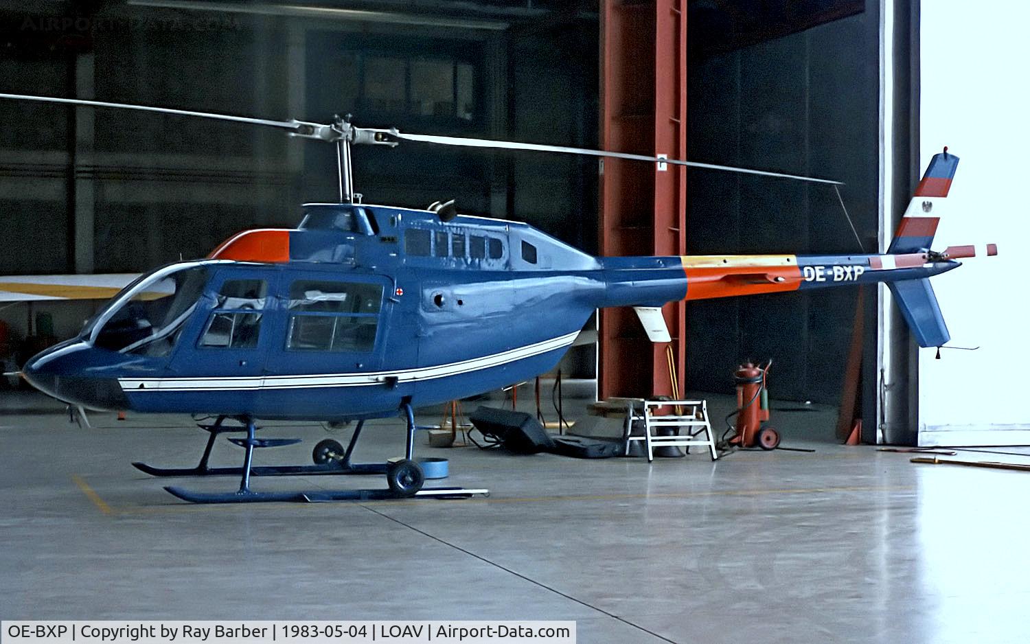 OE-BXP, Bell 206B-3 JetRanger III C/N 4410, OE-BXP   Agusta-Bell AB.206B Jet Ranger II [8305] Bad Voslau~OE 04/05/1983