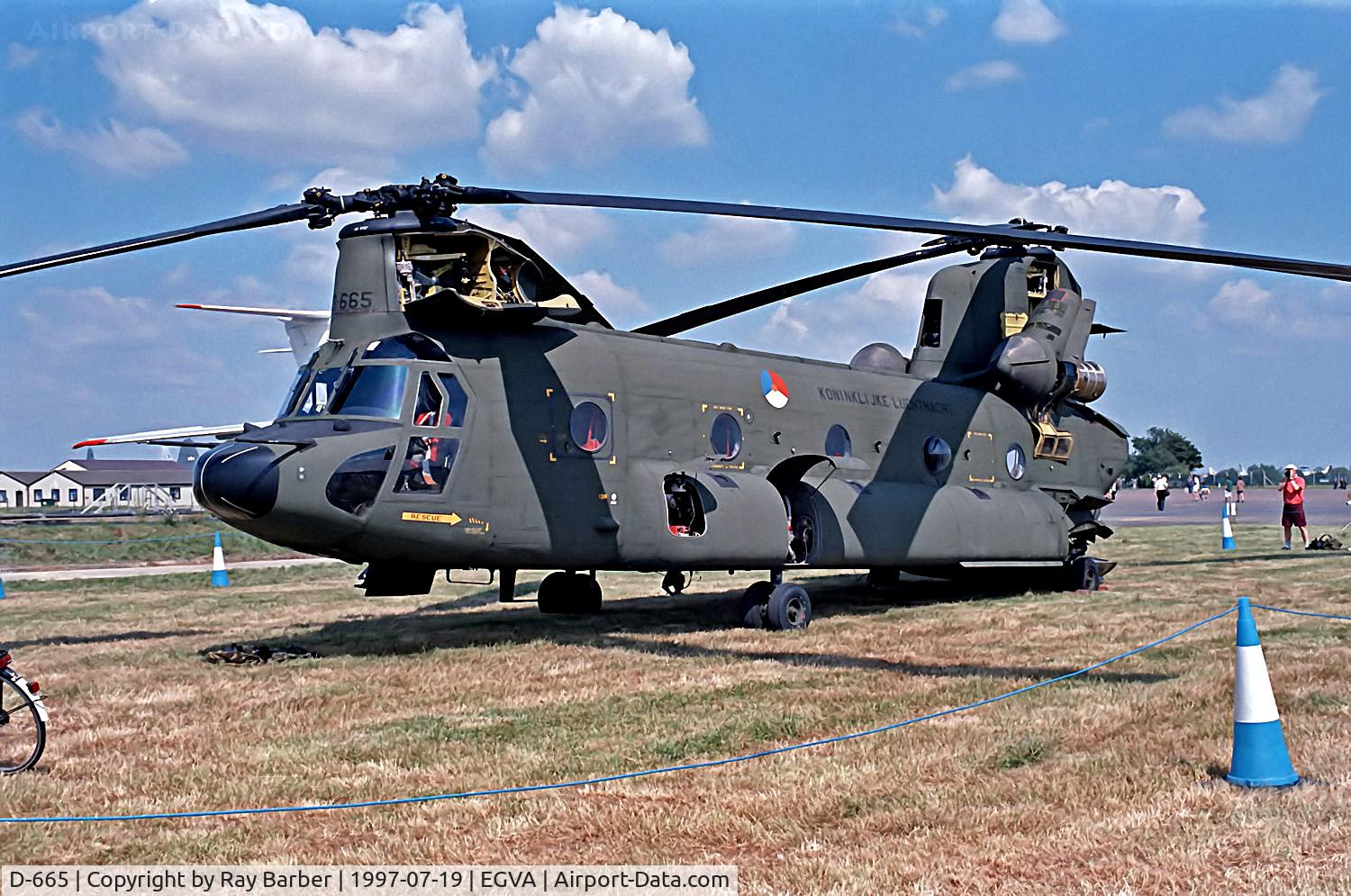 D-665, Boeing CH-47D Chinook C/N M.3665/NL-005, D-665   Boeing-Vertol CH-47D Chinook [M3665] (Royal Netherlands Air Force) RAF Fairford~G 19/07/1997