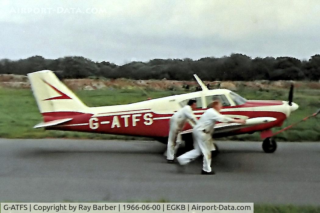 G-ATFS, 1958 Piper PA-24-180 Comanche Comanche C/N 24-56, G-ATFS   Piper PA-24-180 Comanche [24-56] Biggin Hill~G @ 06/1966