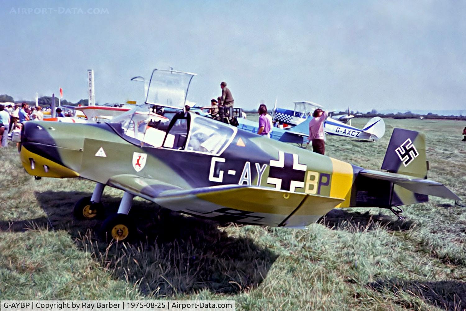 G-AYBP, 1964 Jodel D-112 C/N 1131, G-AYBP  Jodel D.112 [1131] Weston-super-Mare~G 25/08/1975
