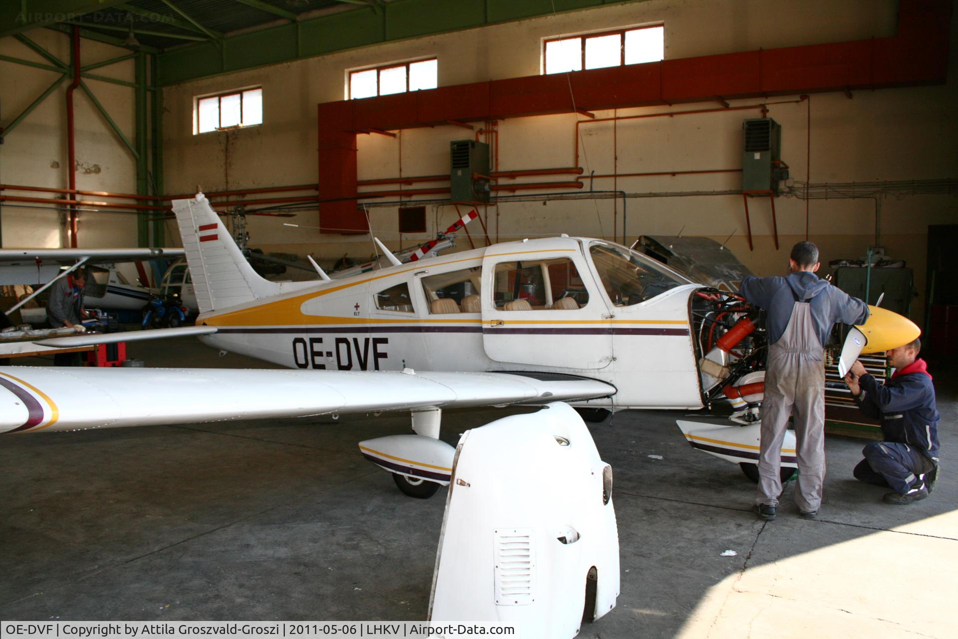 OE-DVF, Piper PA-28-180 C/N 28-7305399, LHKV - Kaposújlak Airport, Hungary