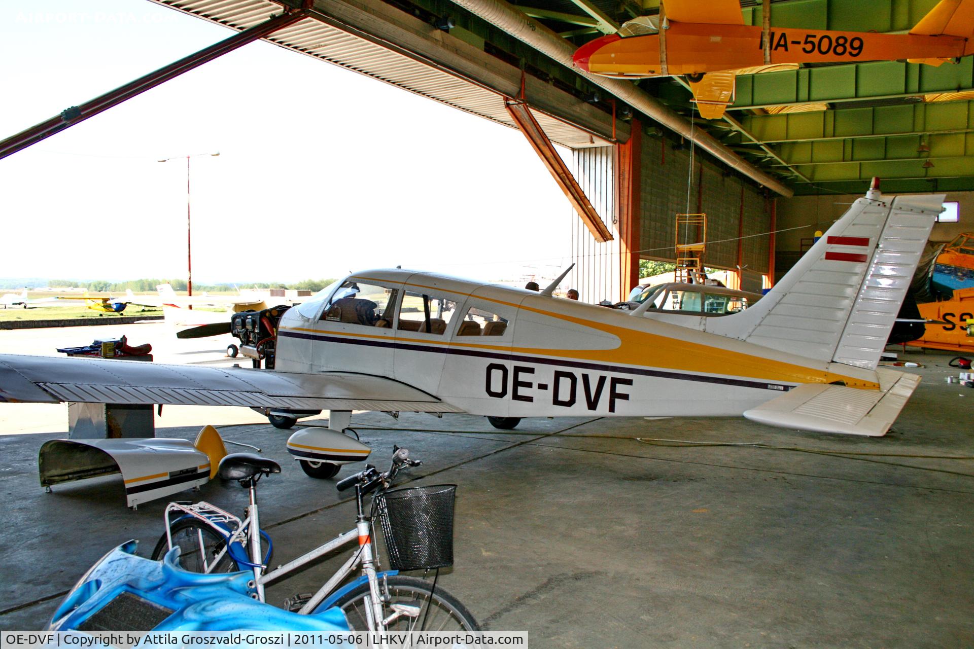 OE-DVF, Piper PA-28-180 C/N 28-7305399, LHKV - Kaposújlak Airport, Hungary