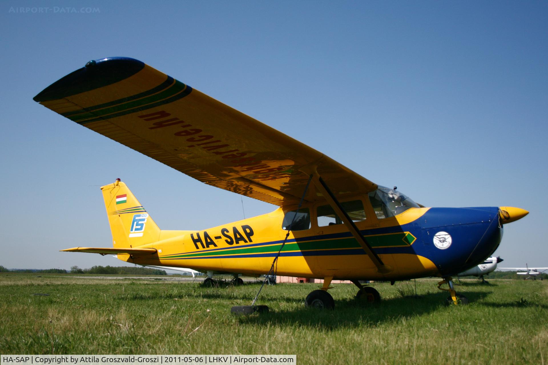 HA-SAP, 1961 Cessna 175B Skylark C/N 17556978, LHKV - Kaposújlak Airport, Hungary