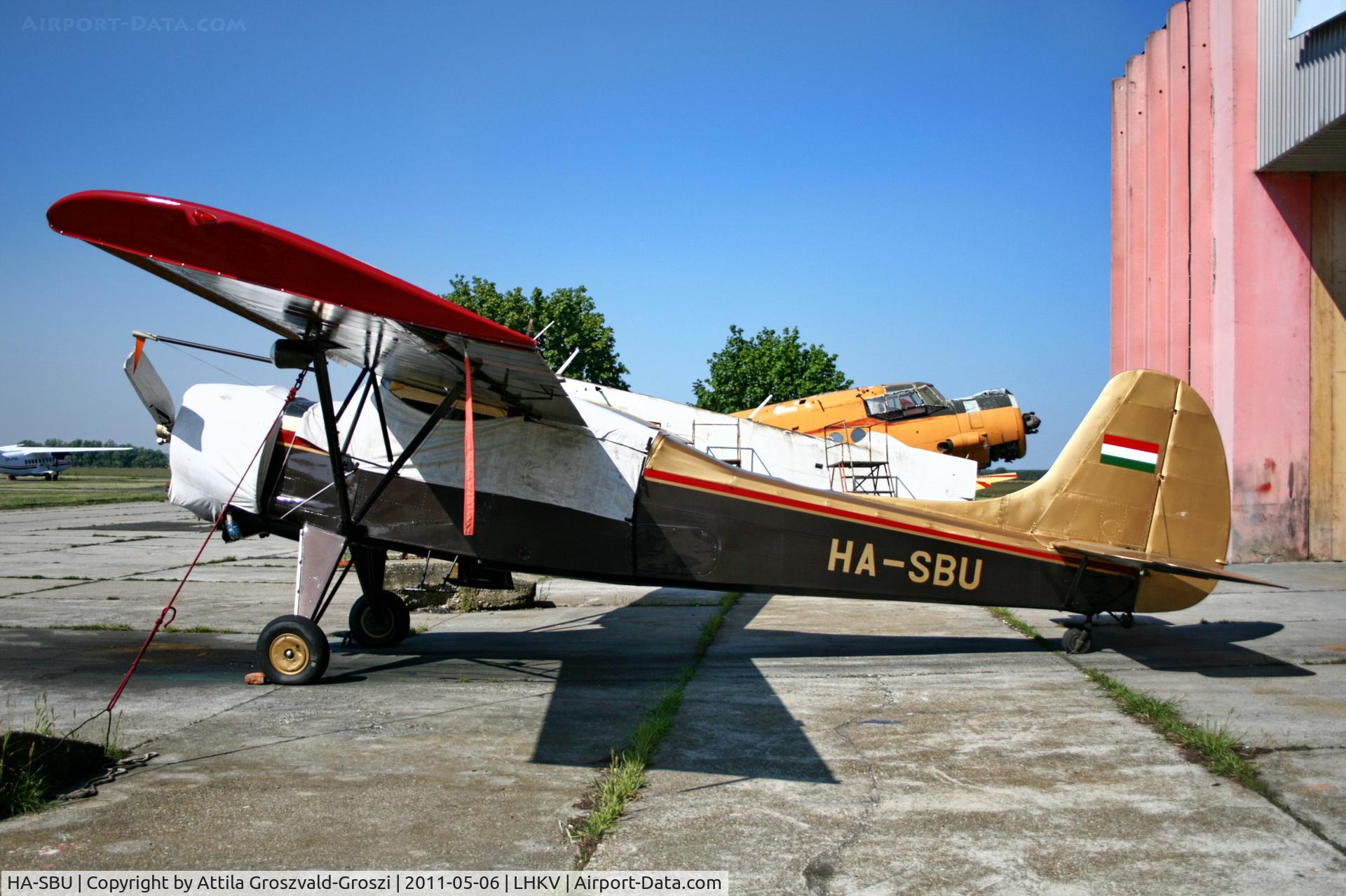 HA-SBU, 1969 PZL-Okecie PZL-101A Gawron C/N 119257, LHKV - Kaposújlak Airport, Hungary