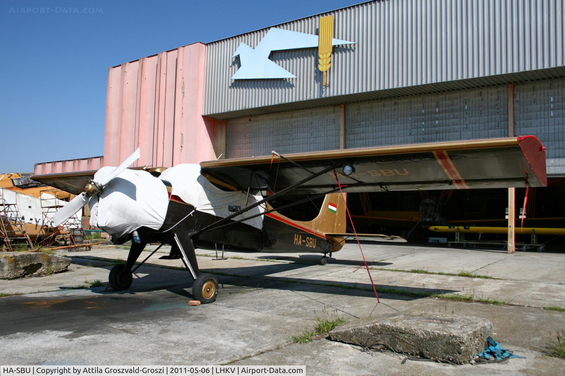 HA-SBU, 1969 PZL-Okecie PZL-101A Gawron C/N 119257, LHKV - Kaposújlak Airport, Hungary