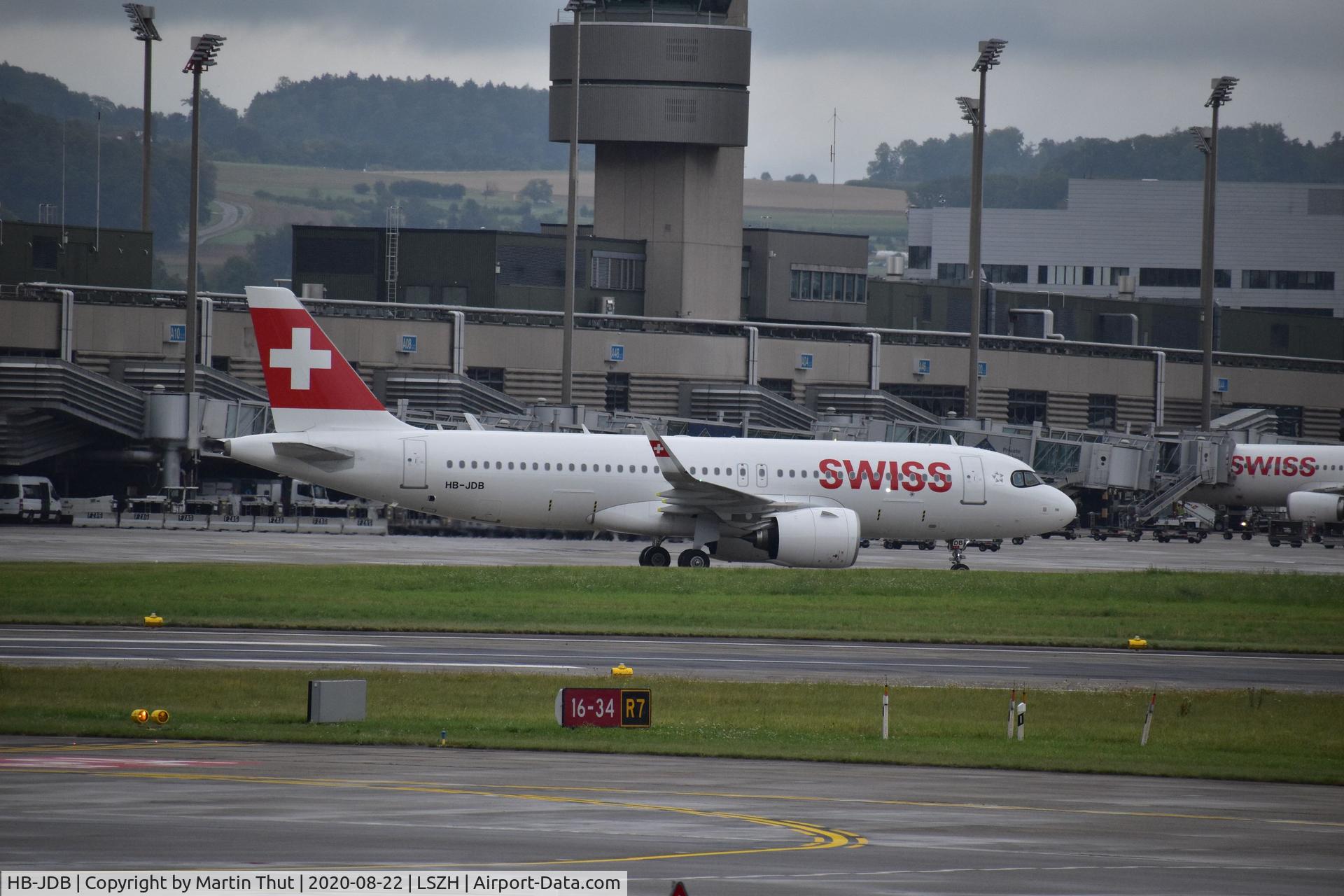 HB-JDB, 2020 Airbus A320-271N C/N 9379, Landing from Porto and taxi to the gate