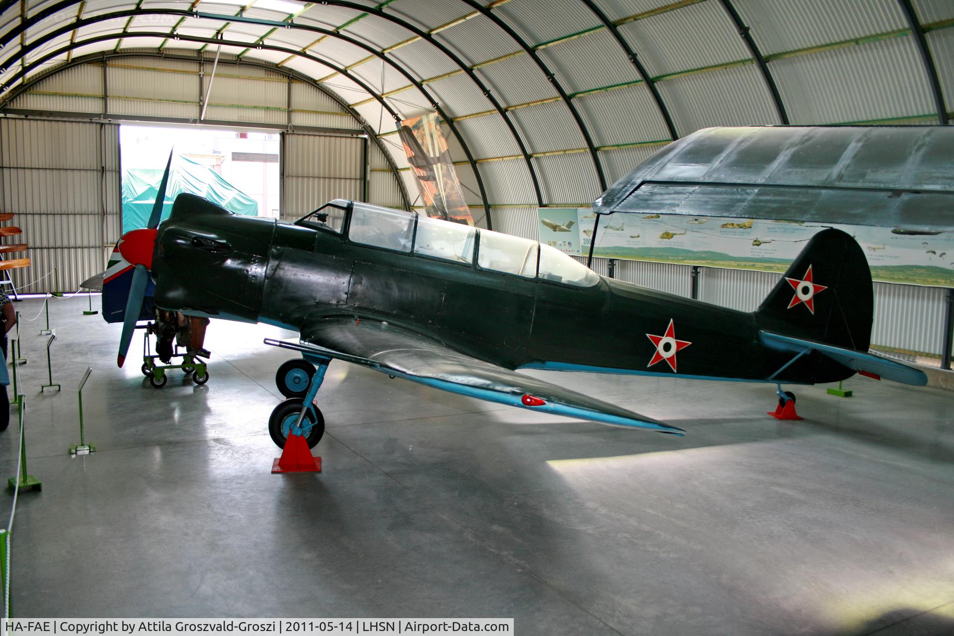 HA-FAE, 1958 Yakovlev Yak-18 C/N 4318, LHSN - Szolnok-Szandaszölös Airplane Museum