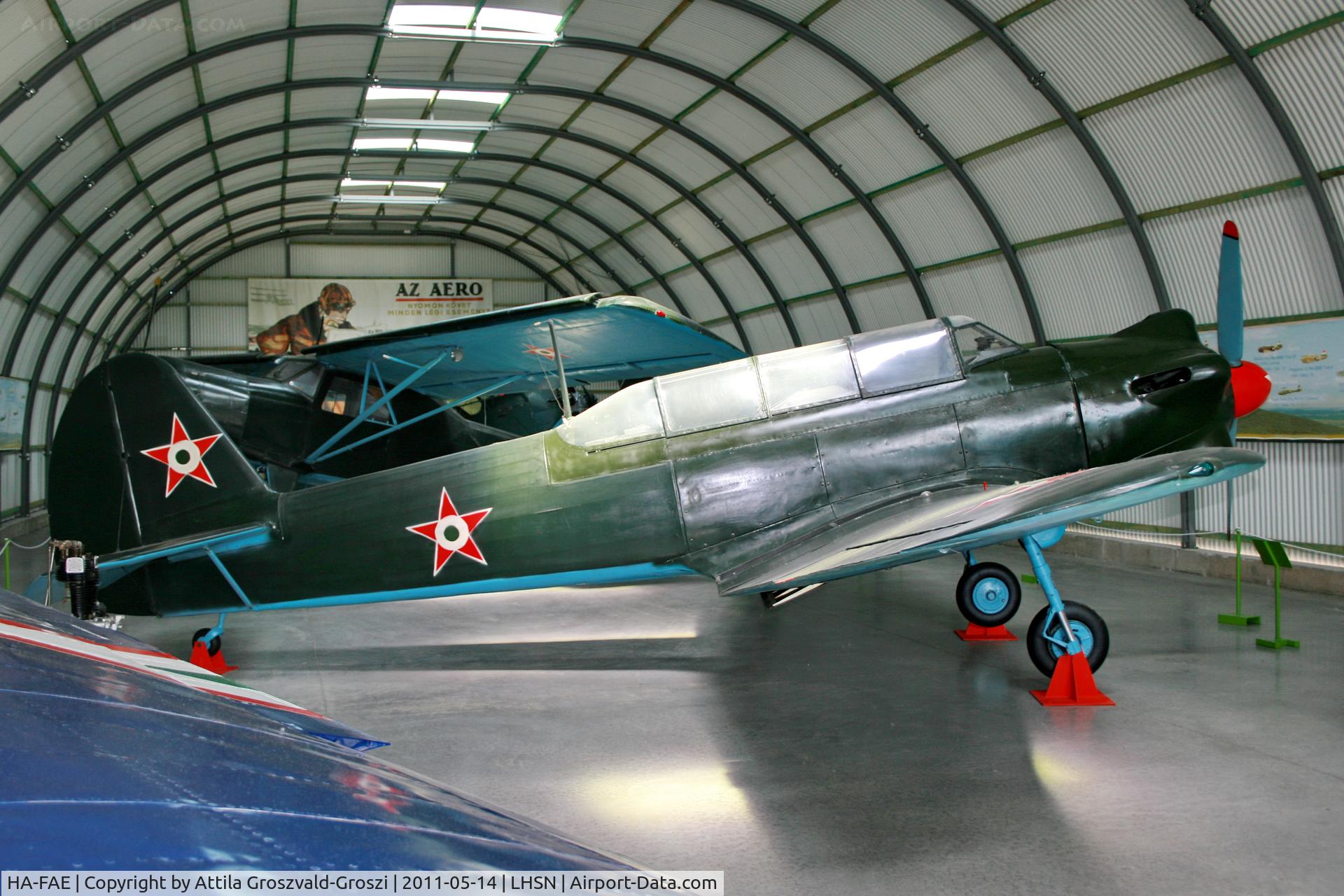 HA-FAE, 1958 Yakovlev Yak-18 C/N 4318, LHSN - Szolnok-Szandaszölös Airplane Museum