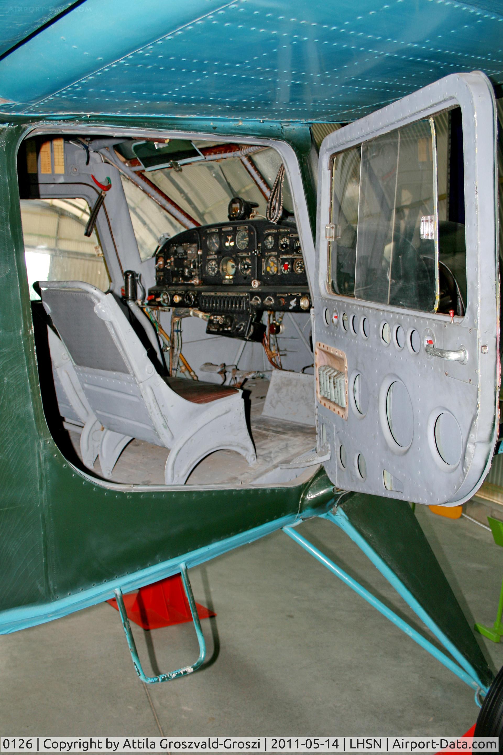 0126, 1952 Yakovlev Yak-12R Creek C/N 0126, LHSN - Szolnok-Szandaszölös Airplane Museum