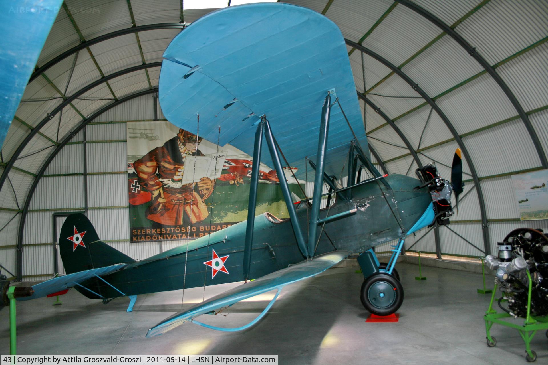 43, 1954 PZL-Okecie CSS-13 (Polikarpov Po-2) C/N 0443, LHSN - Szolnok-Szandaszölös Airplane Museum