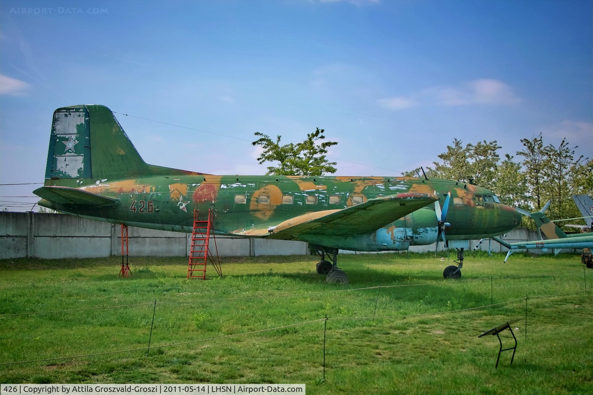 426, 1957 Ilyushin (VEB) Il-14P C/N 14803022, LHSN - Szolnok-Szandaszölös Airplane Museum