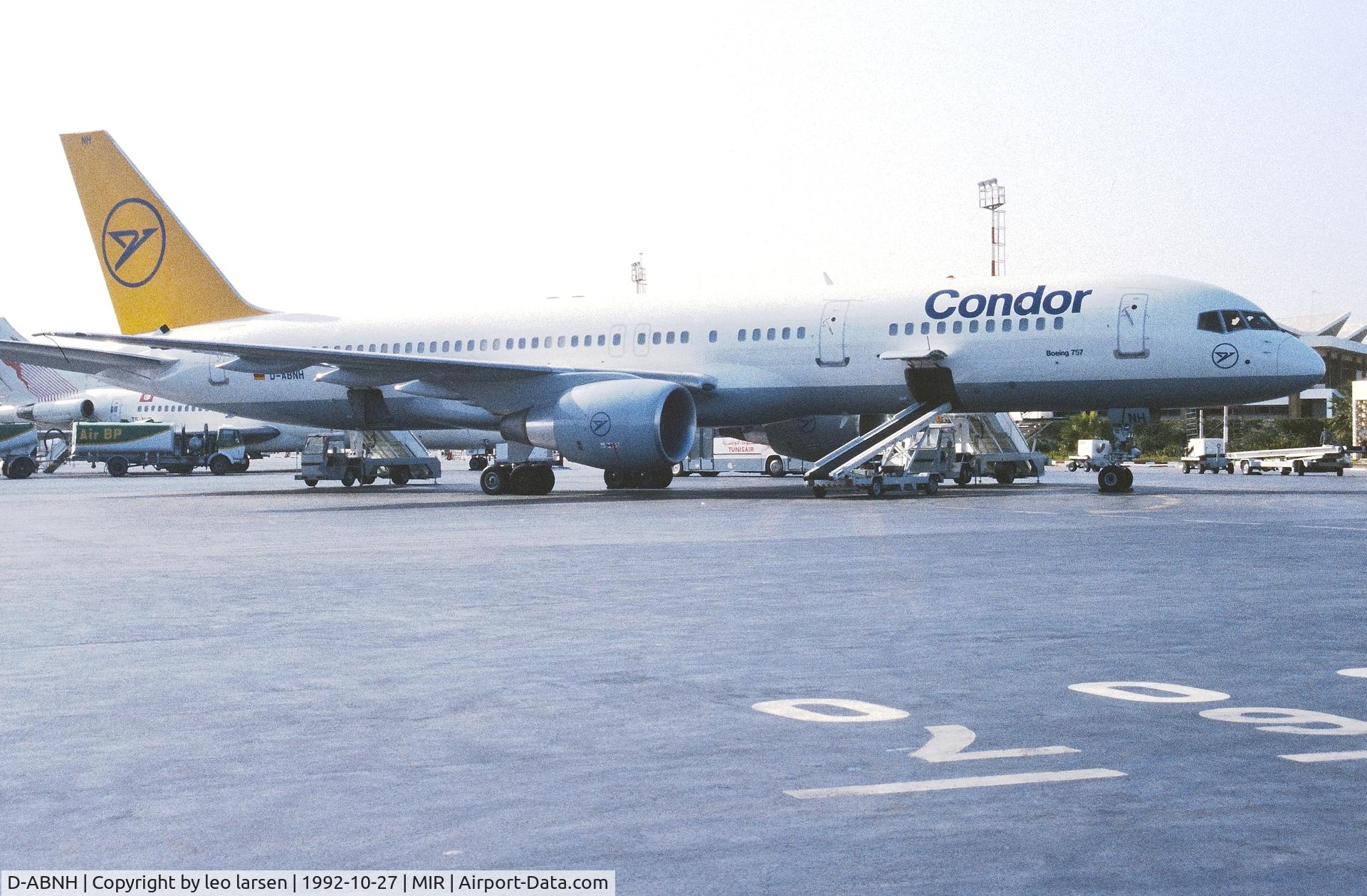D-ABNH, 1992 Boeing 757-230 C/N 25436, Monastir 27.10.1992