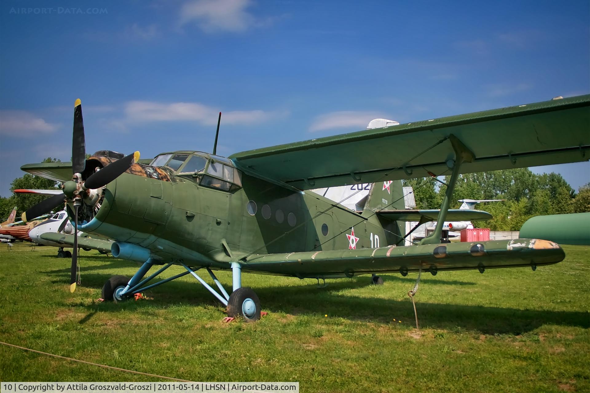 10, 1979 PZL-Mielec An-2R C/N 1G181-38, LHSN - Szolnok-Szandaszölös Airplane Museum