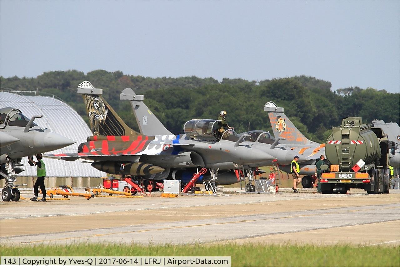 143, 2013 Dassault Rafale C C/N 143, Dassault Rafale C, Flight line, Landivisiau Naval Air Base (LFRJ) Tiger Meet 2017