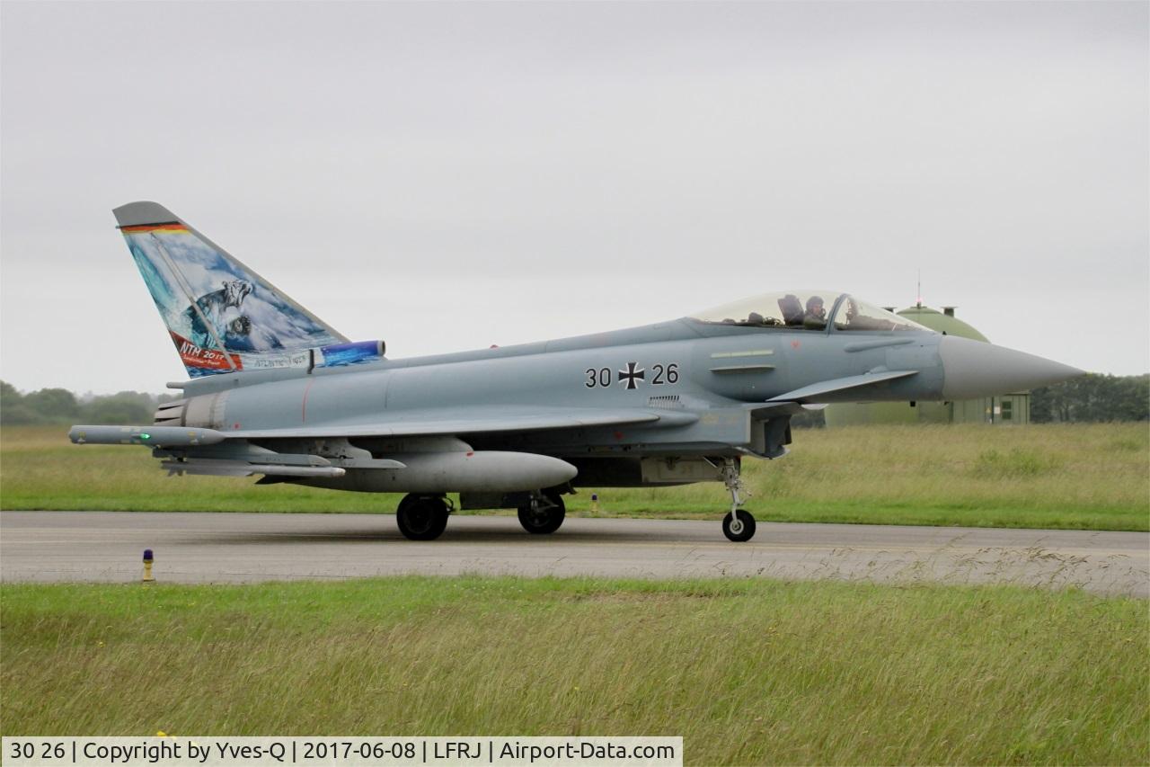 30 26, 2006 Eurofighter EF-2000 Typhoon S C/N GS016, Eurofighter EF-2000 Typhoon S, Taxiing to flight line, Landivisiau Naval Air Base (LFRJ) Tiger Meet 2017