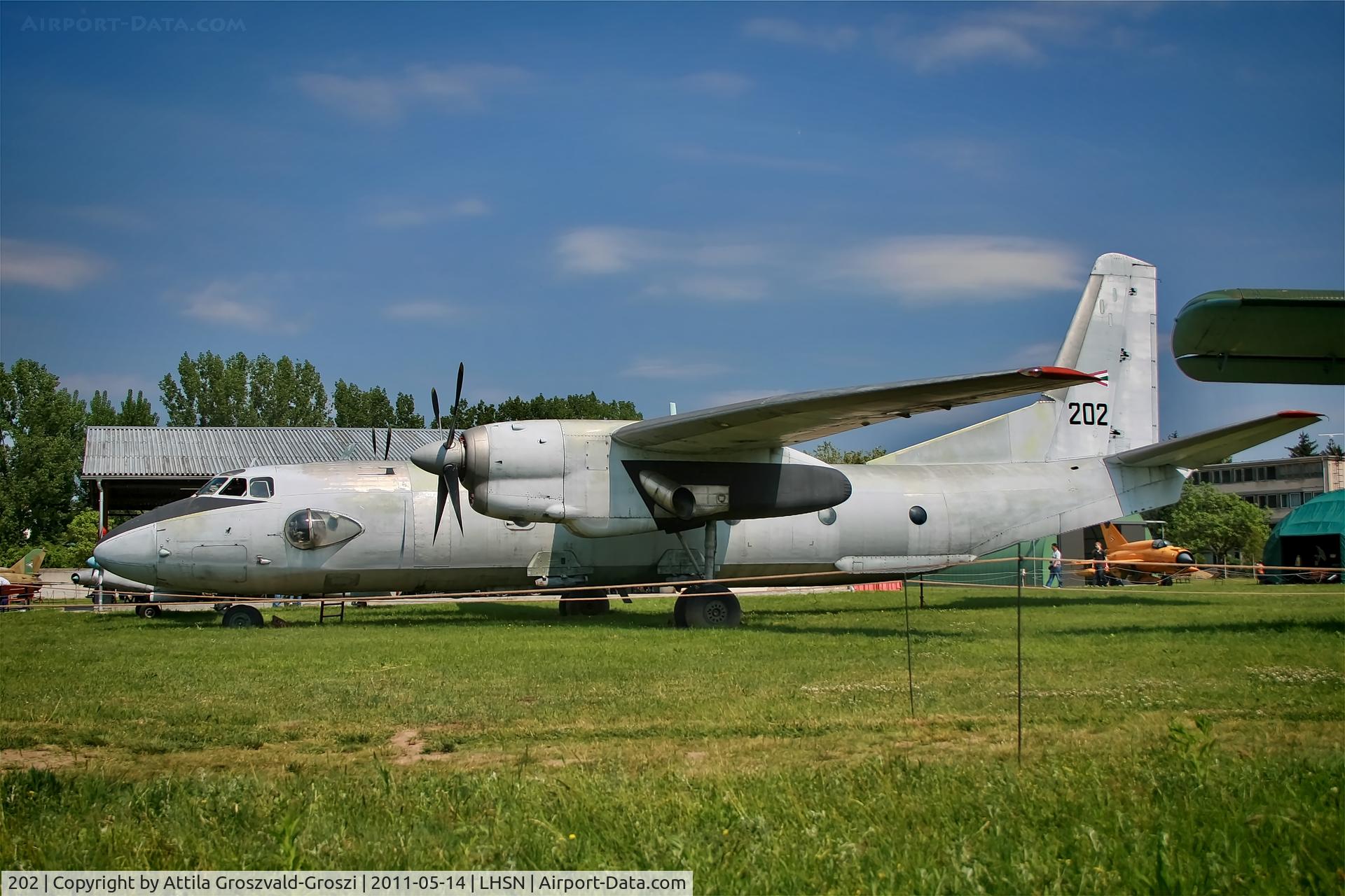 202, 1974 Antonov An-26 C/N 02202, LHSN - Szolnok-Szandaszölös Airplane Museum