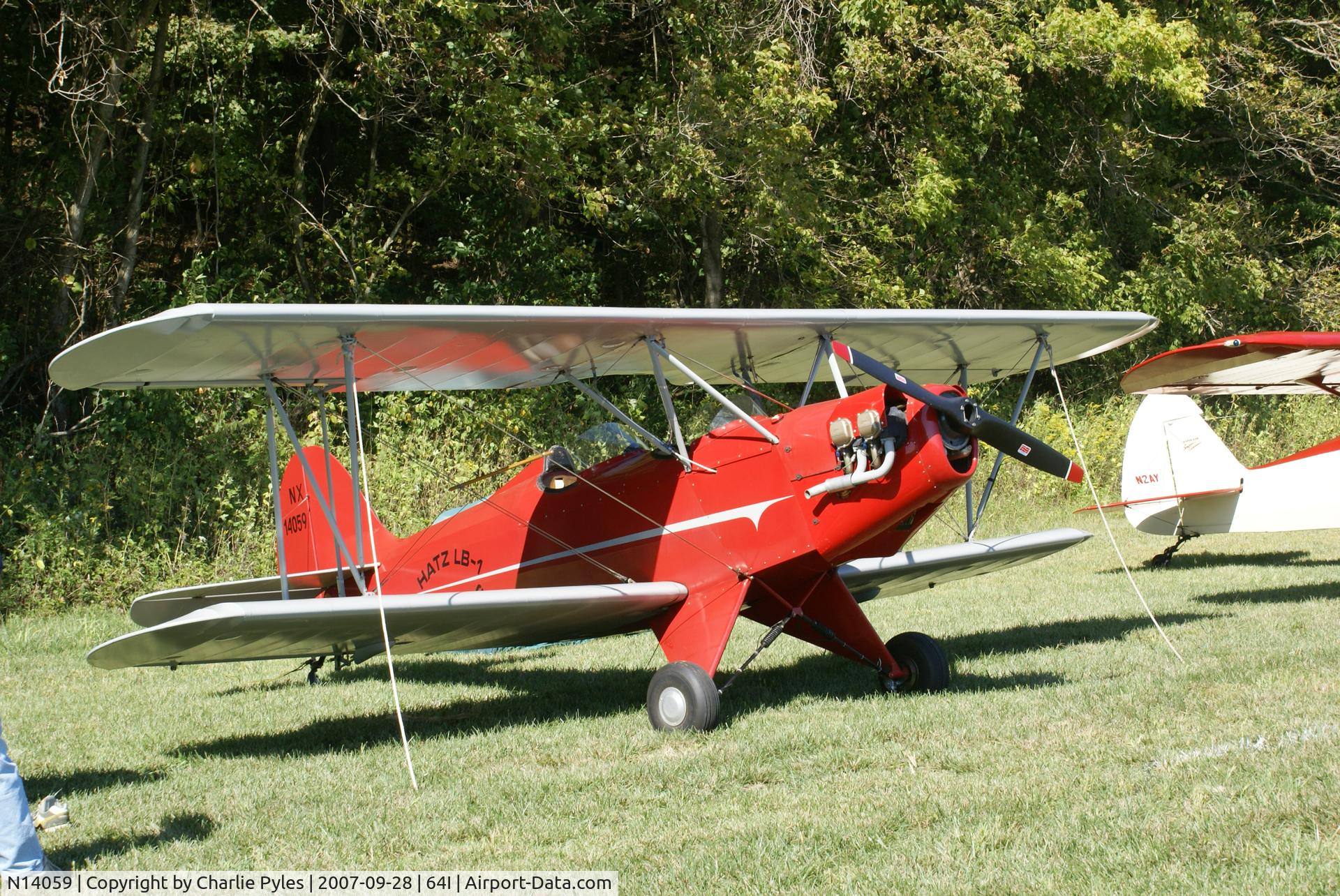 N14059, 1987 Hatz LB-1 C/N 185, Lee bottom