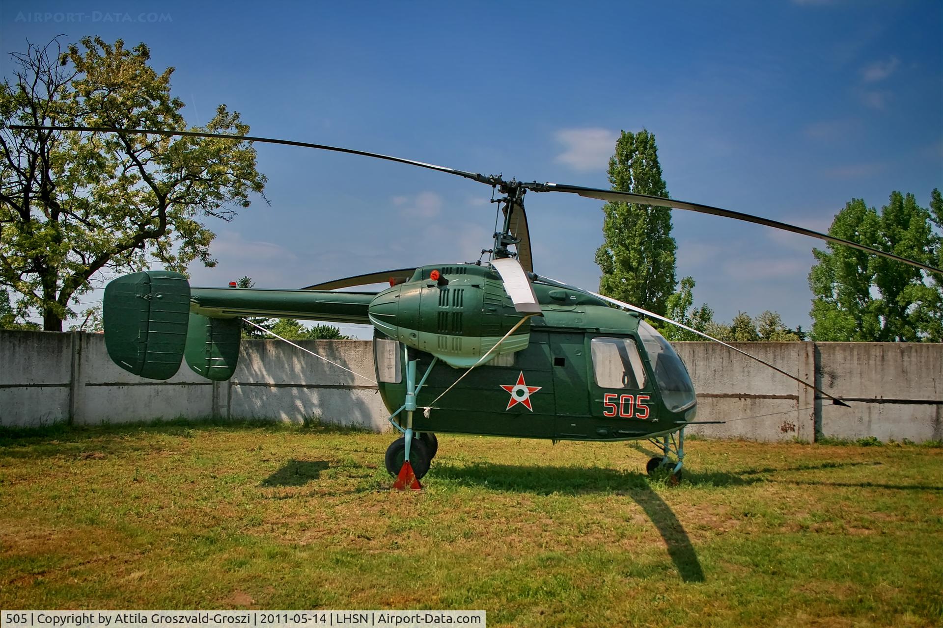 505, 1970 Kamov Ka-26 Hoodlum C/N 7001505, LHSN - Szolnok-Szandaszölös Airplane Museum