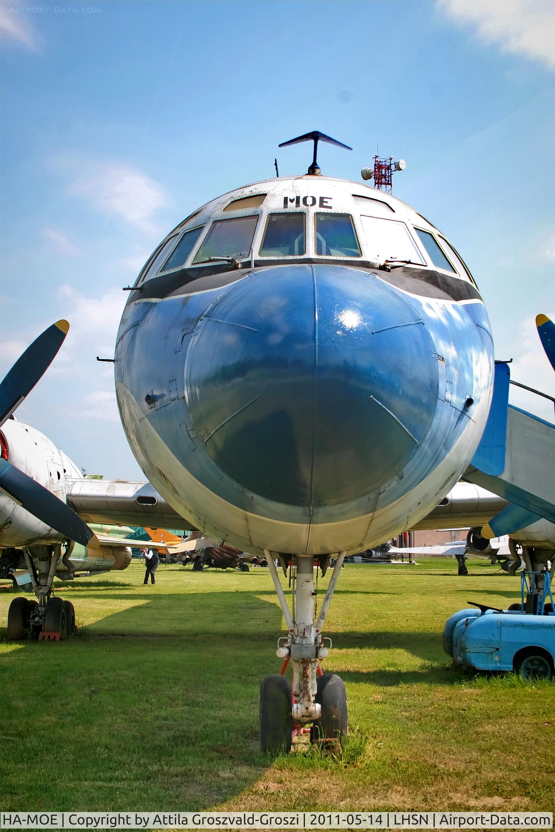 HA-MOE, 1962 Ilyushin IL-18V C/N 182005505, LHSN - Szolnok-Szandaszölös Airplane Museum