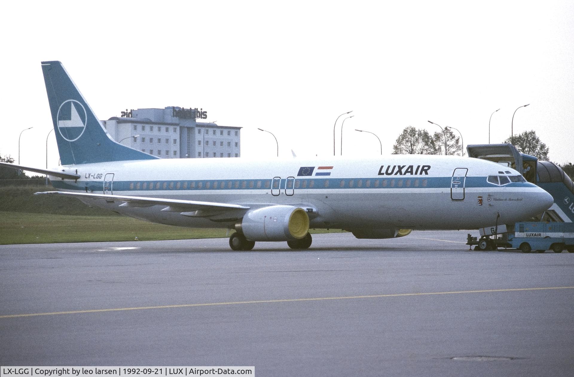 LX-LGG, 1992 Boeing 737-4C9 C/N 26437, Luxembourg 21.9.1992