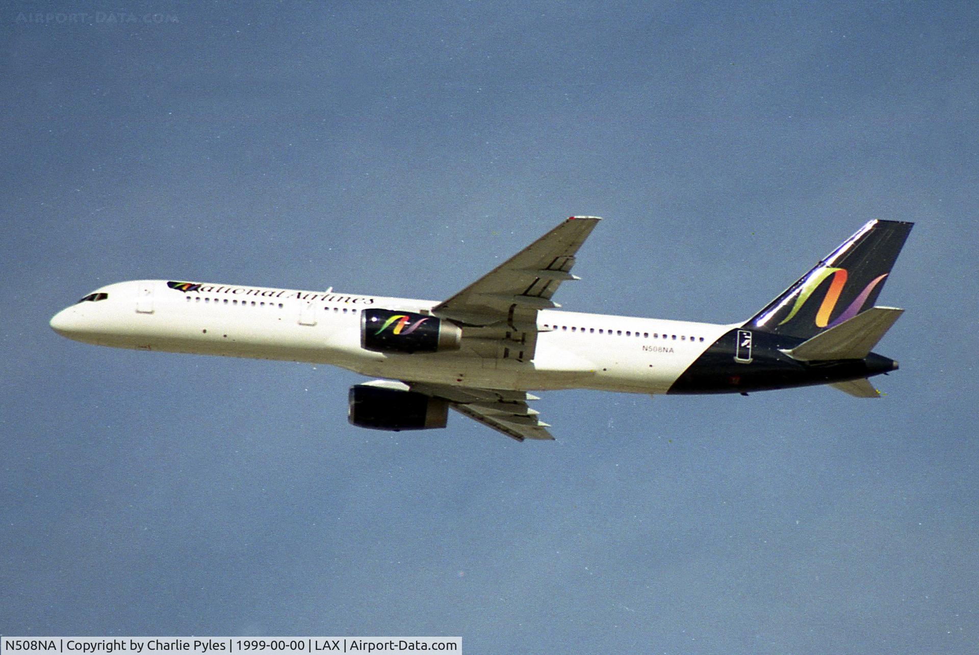 N508NA, 1994 Boeing 757-256 C/N 26244, National Airlines 757 From the Hill at El Segundo