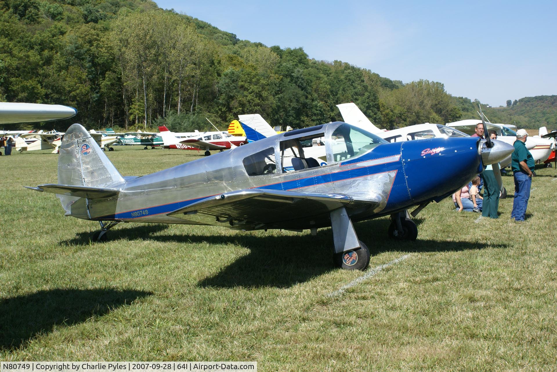 N80749, 1946 Universal Globe GC-1B Swift C/N 152, Lee Bottom