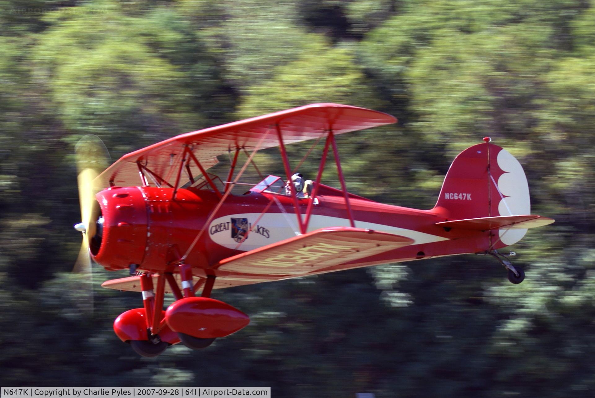 N647K, 1930 Great Lakes 2T-1A Sport Trainer C/N 111, Lee Bottom