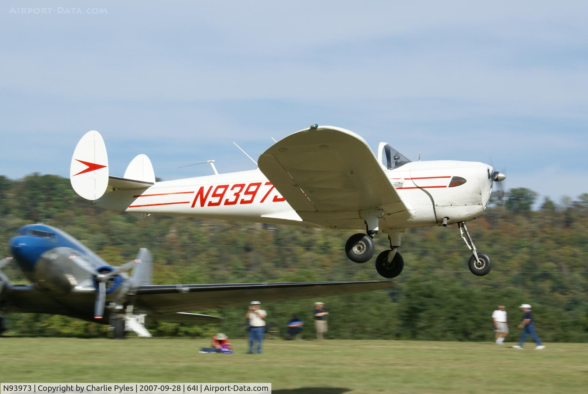 N93973, 1946 Erco 415C Ercoupe C/N 1296, Lee Bottom