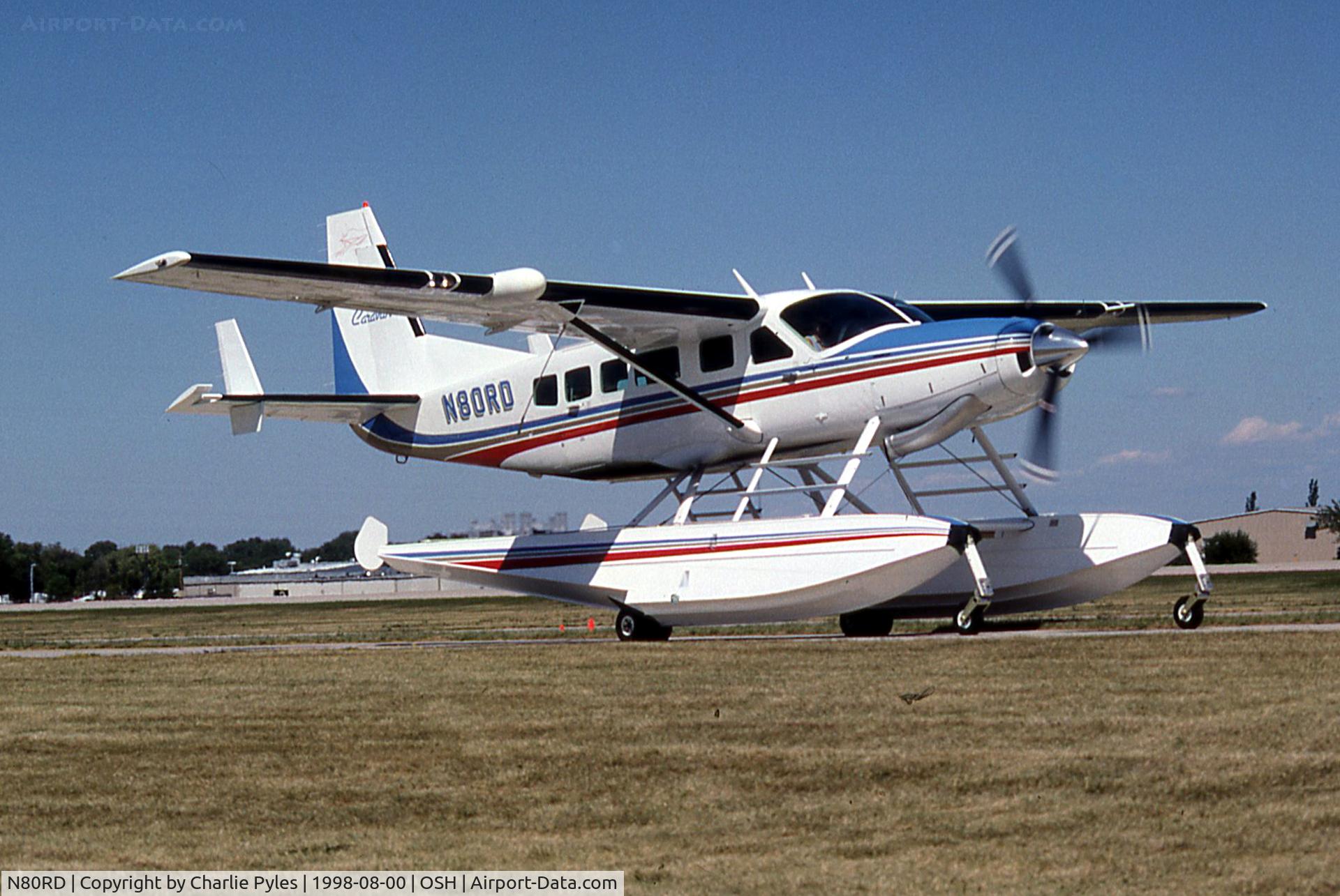 N80RD, 1986 Cessna 208 Caravan I C/N 20800085, Caravan's are impressive on floats
