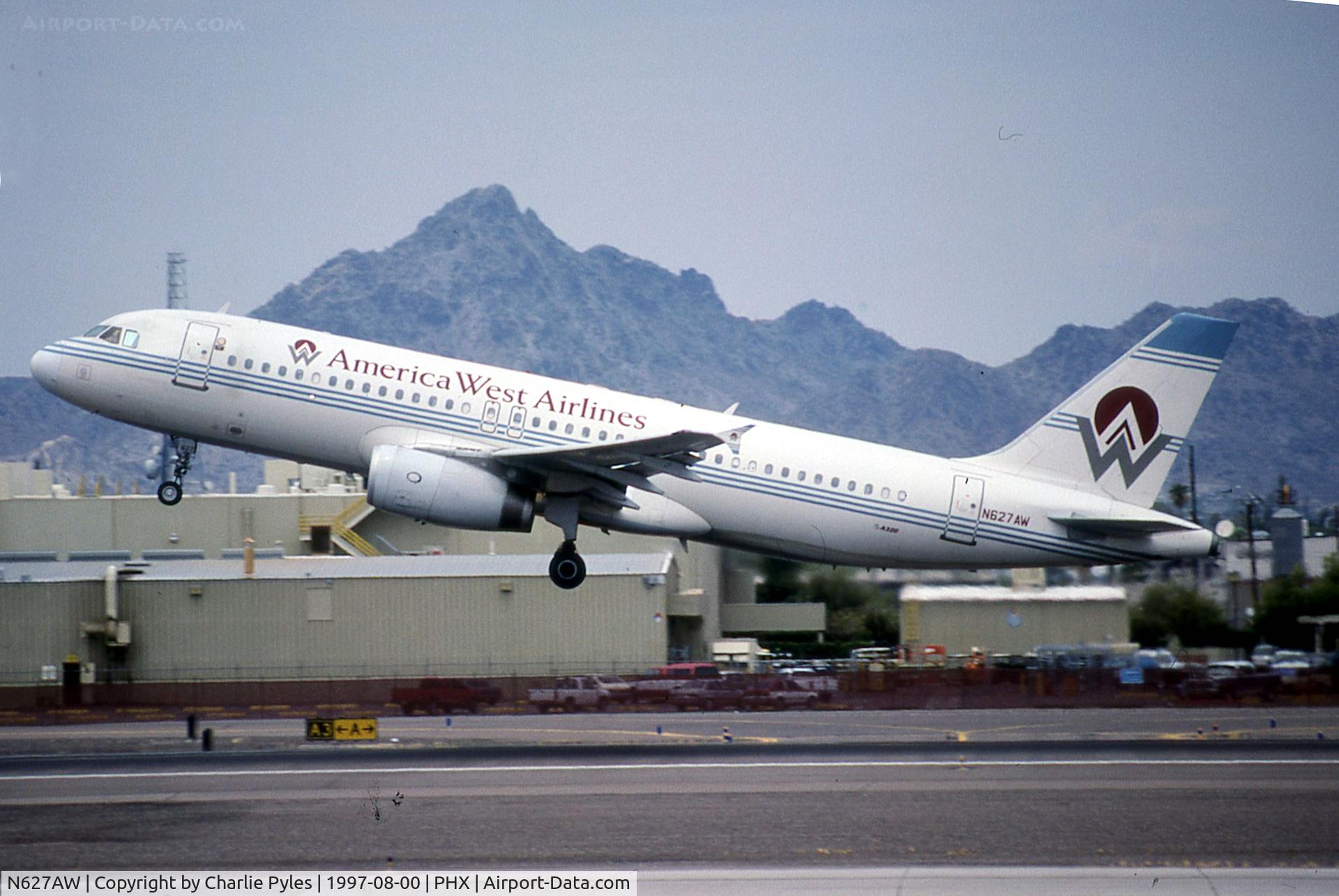 N627AW, 1989 Airbus A320-231 C/N 66, America West
