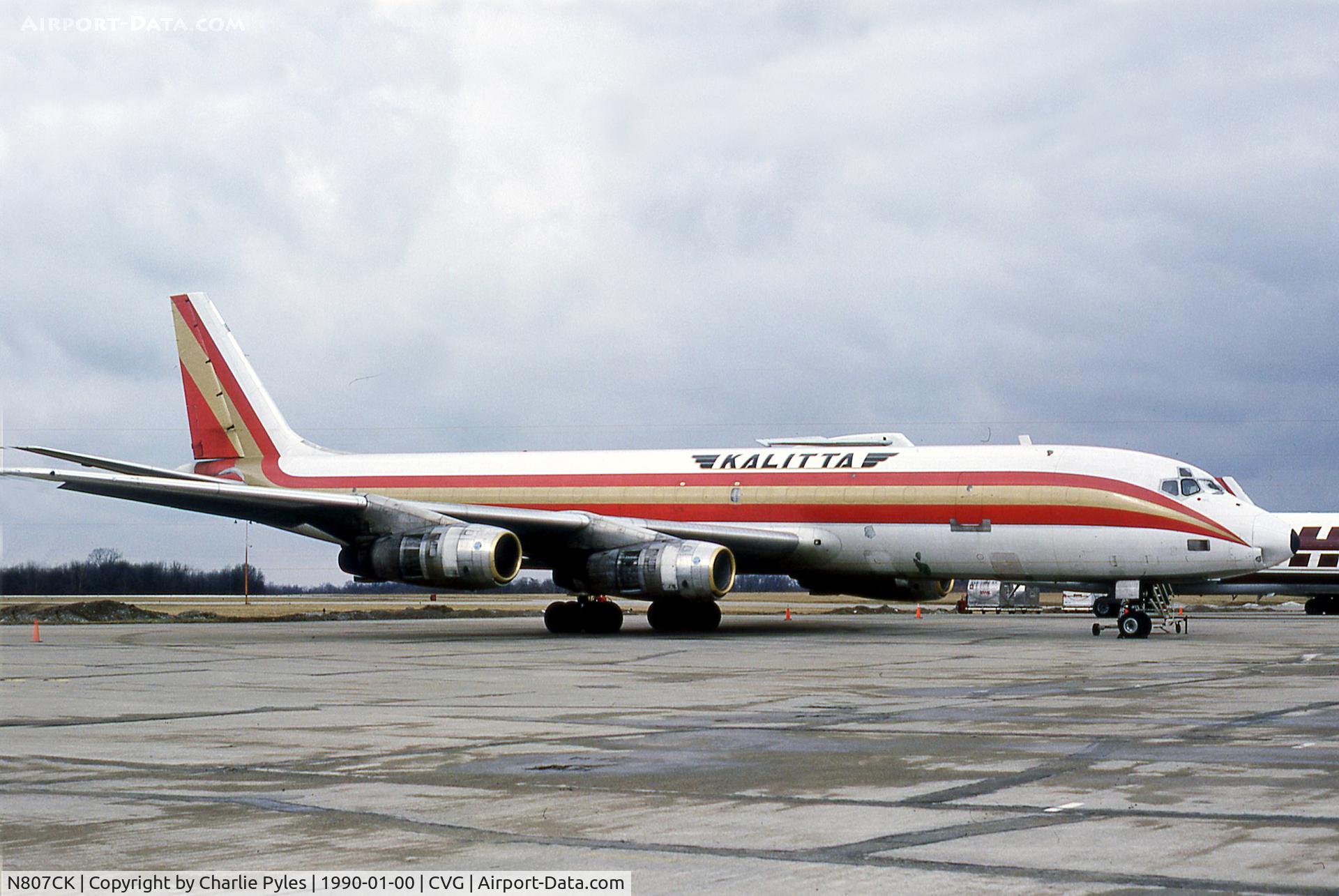 N807CK, 1966 Douglas DC-8-55F C/N 45767, Kalitta