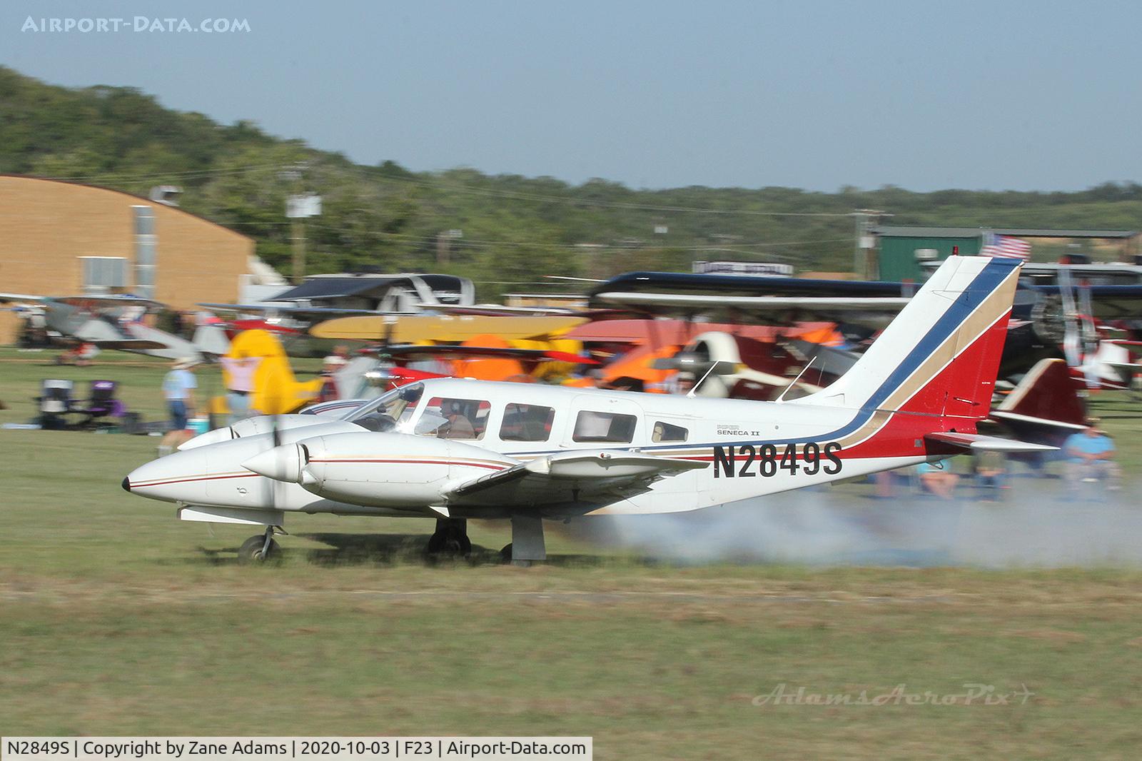 N2849S, 1979 Piper PA-34-200T C/N 34-7970281, At the 2020 Ranger Airfield Fly-in