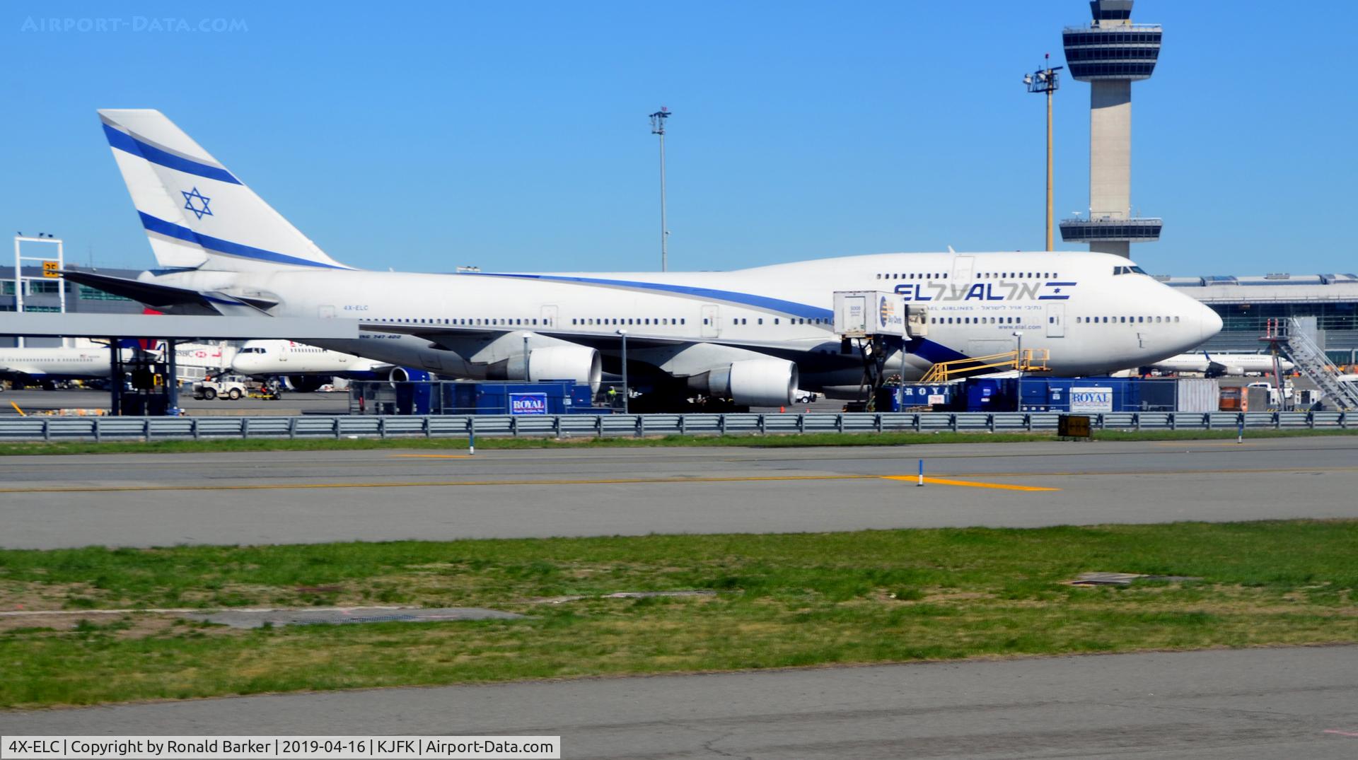 4X-ELC, 1995 Boeing 747-458 C/N 27915, Parked JFK