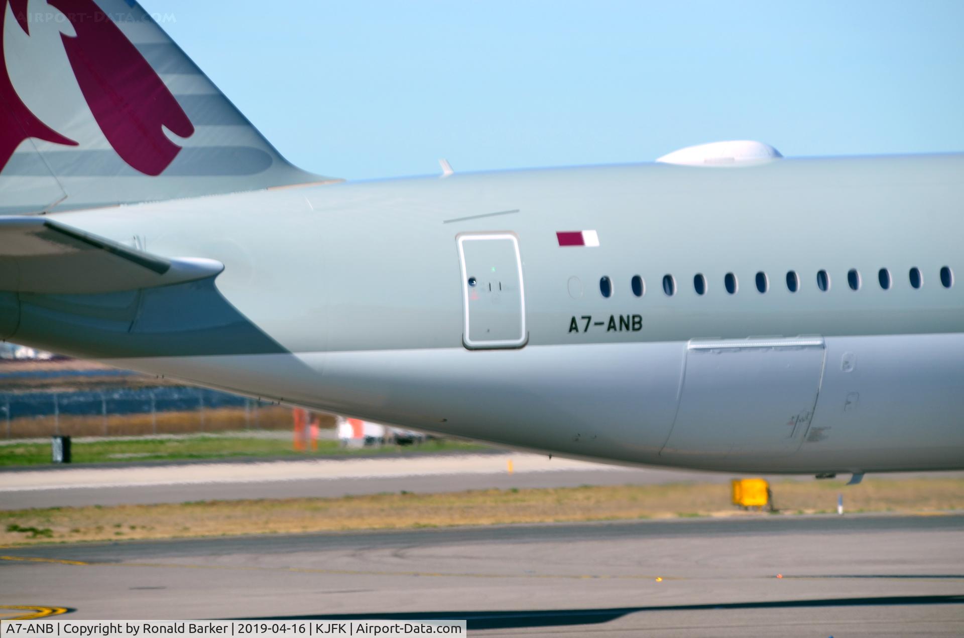 A7-ANB, 2017 Airbus A350-1041 C/N 0102, Taxi JFK