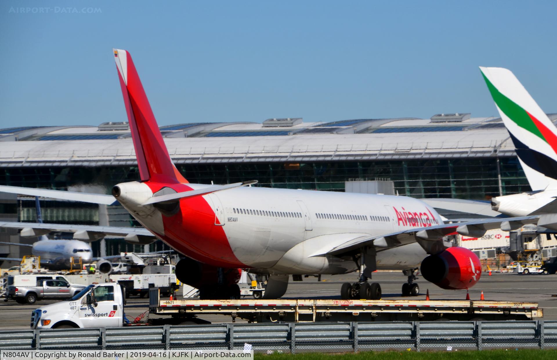 N804AV, 2013 Airbus A330-343 C/N 1378, Parked JFK