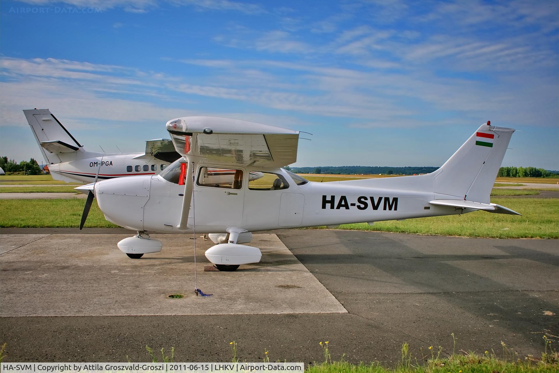 HA-SVM, 2005 Cessna 172S C/N 172S10075, LHKV - Kaposújlak Airport, Hungary