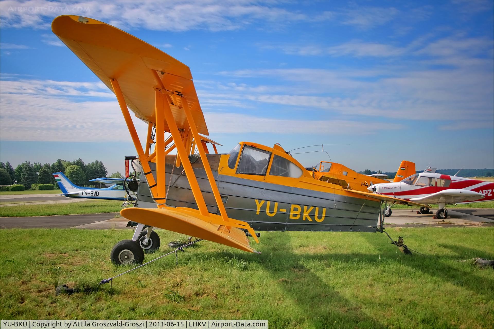 YU-BKU, 1974 Grumman-Schweizer G-164A C/N 1210, LHKV - Kaposújlak Airport, Hungary