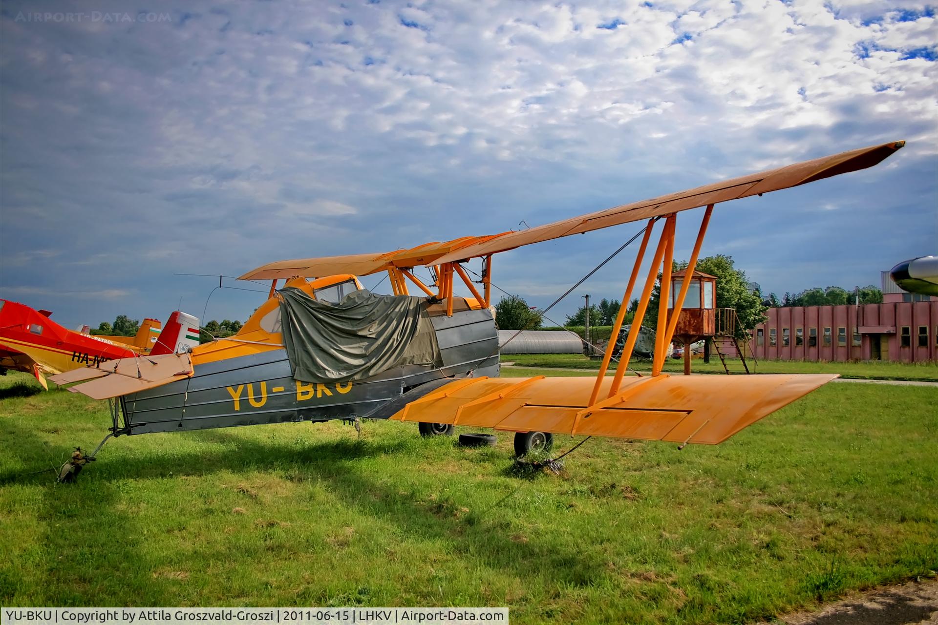 YU-BKU, 1974 Grumman-Schweizer G-164A C/N 1210, LHKV - Kaposújlak Airport, Hungary