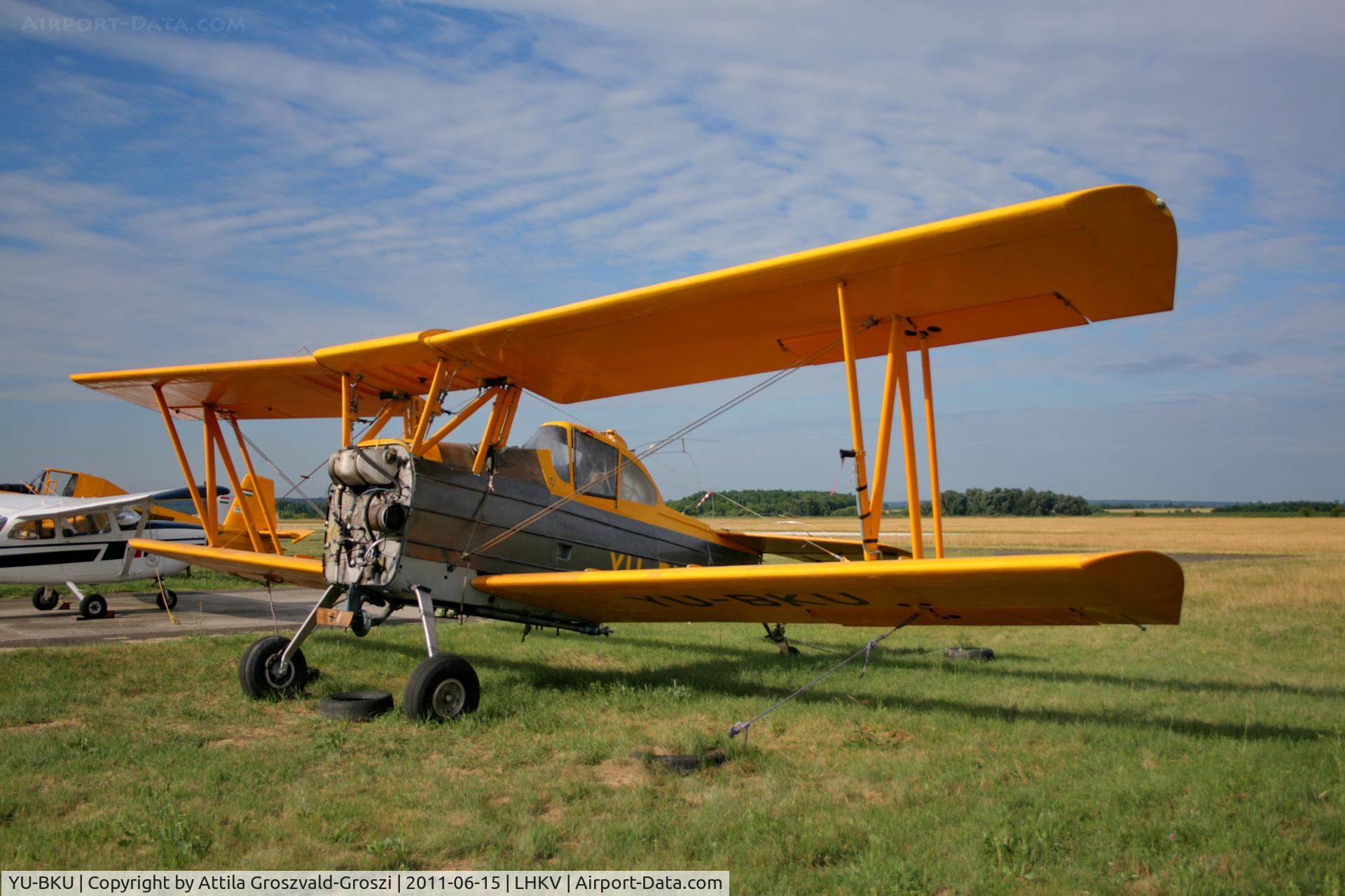YU-BKU, 1974 Grumman-Schweizer G-164A C/N 1210, LHKV - Kaposújlak Airport, Hungary
