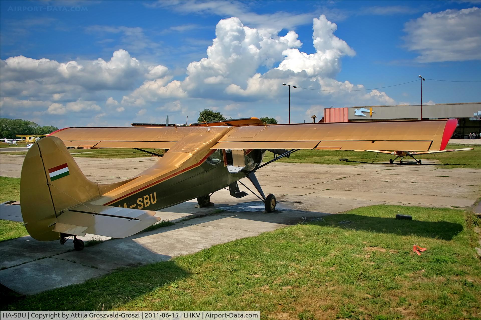 HA-SBU, 1969 PZL-Okecie PZL-101A Gawron C/N 119257, LHKV - Kaposújlak Airport, Hungary