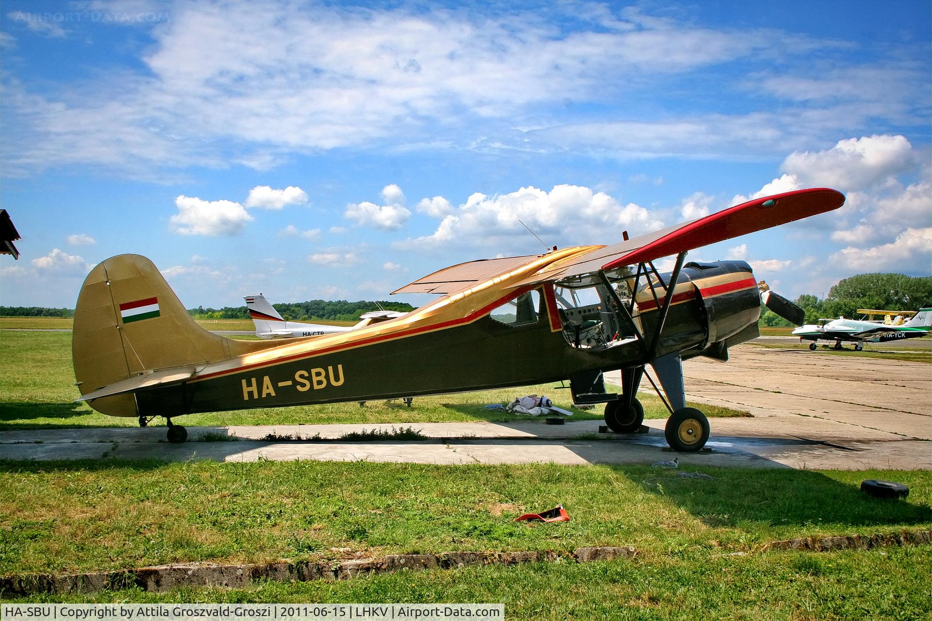 HA-SBU, 1969 PZL-Okecie PZL-101A Gawron C/N 119257, LHKV - Kaposújlak Airport, Hungary