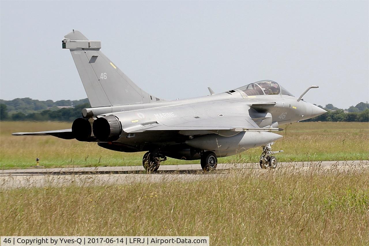 46, 2016 Dassault Rafale M C/N 46, Dassault Rafale M, Taxiing to flight line, Landivisiau naval air base (LFRJ) Tiger Meet 2017
