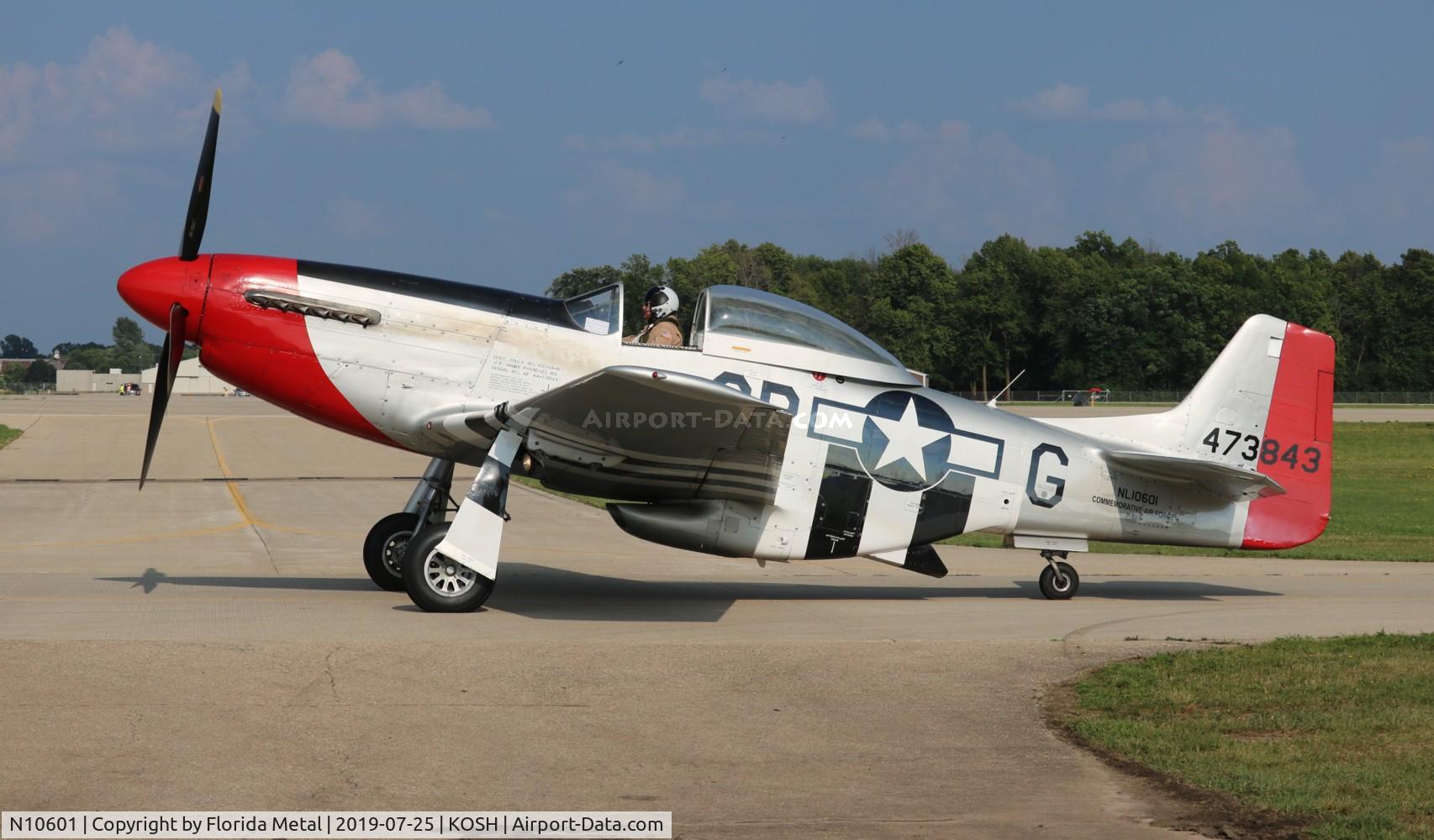 N10601, 1944 North American P-51D Mustang C/N 122-40383, Red Nose