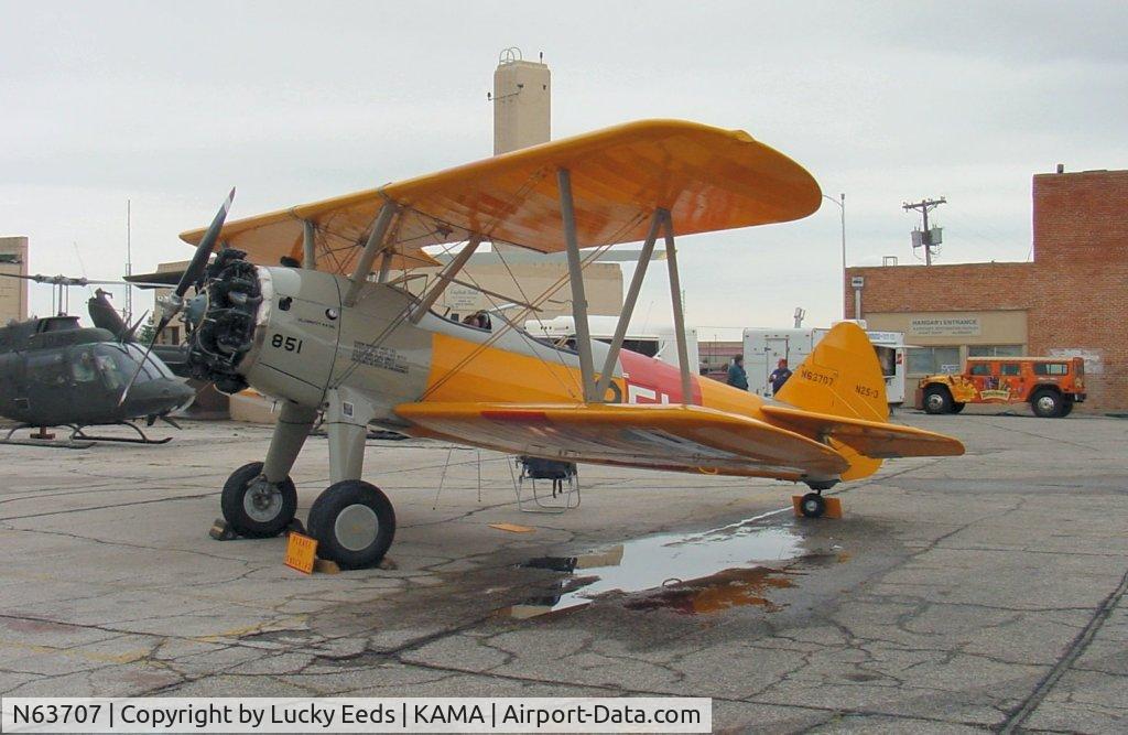 N63707, 1942 Boeing B75N1 C/N 75-6938, at English Feild B-17 fly-in
