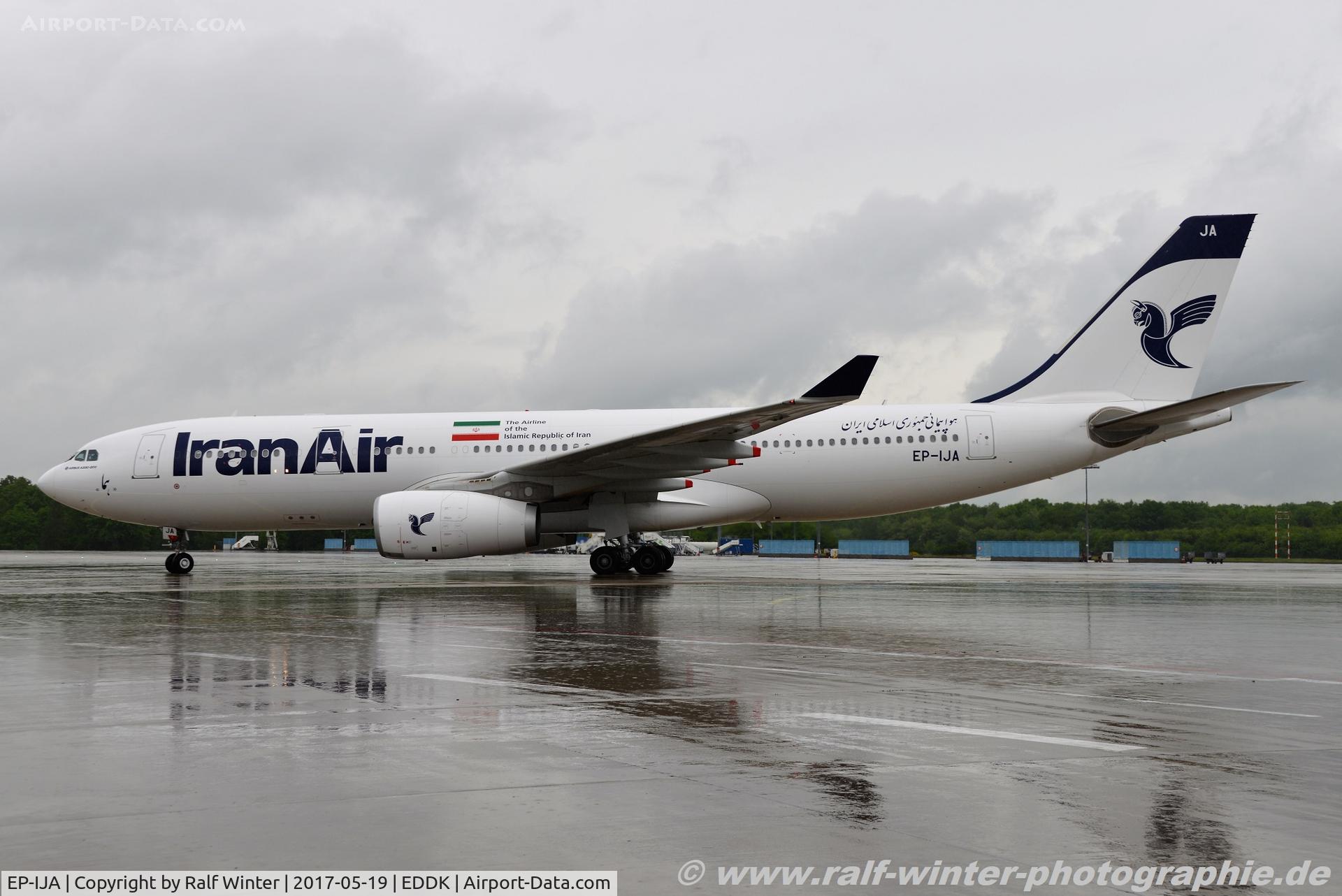 EP-IJA, 2014 Airbus A330-243 C/N 1540, Airbus A330-243 - IR IRA Iran Air - 1540 - EP-IJA - 19.05.2017 - CGN