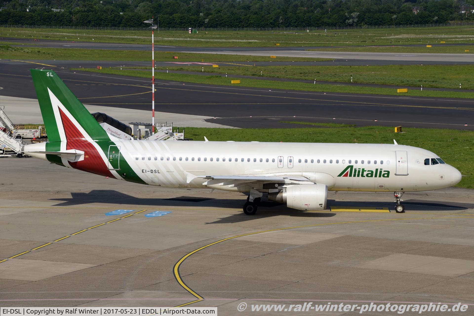 EI-DSL, 2007 Airbus A320-216 C/N 3343, Airbus A320-216 - AZ AZA Alitalia 'Ignazio Silone' - 3343 - EI-DSL - 23.05.2017 - DUS