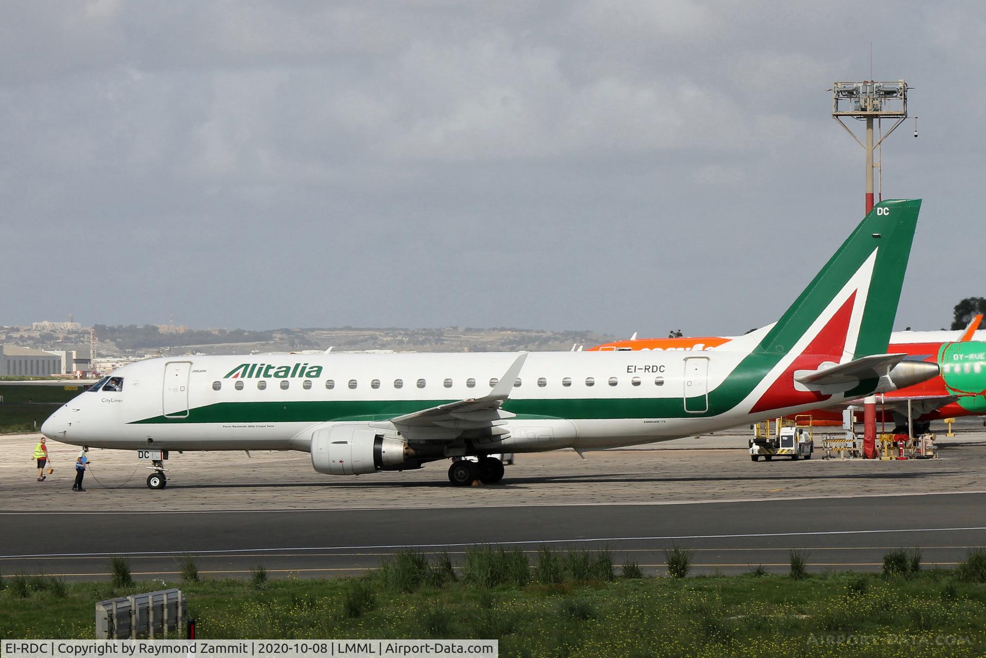 EI-RDC, 2012 Embraer 175STD (ERJ-170-200STD) C/N 17000333, Embraer 175STD EI-RDC Alitalia