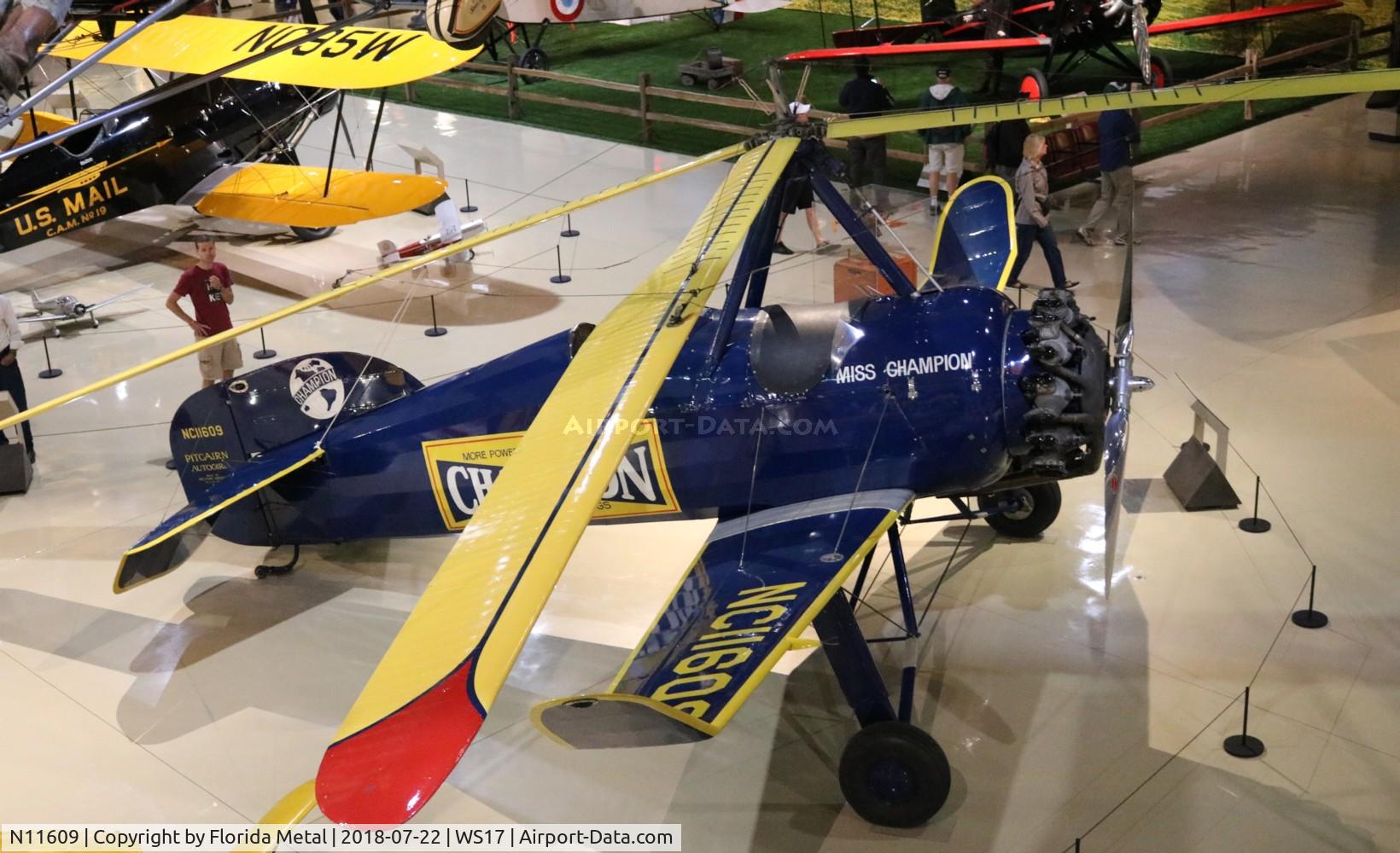 N11609, 1931 Pitcairn-Cierva PCA-2 C/N B-27, Pitcairn